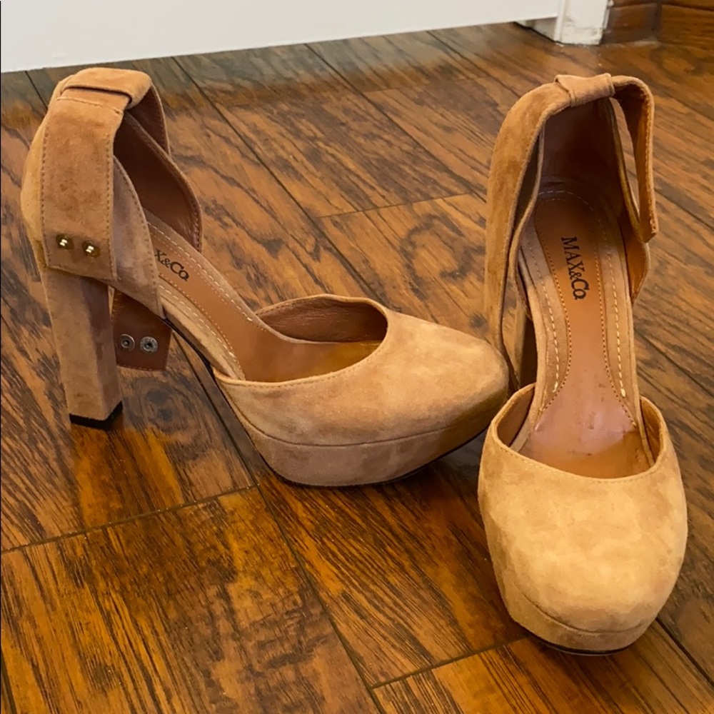 Max&co blush pink heels